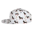 thumbnail image 3 of Balery Baseball Cap Flat Bill Hats for Men Adjustable Size for Running Workouts and Outdoor Activities All Seasons Dad Hat(Dachshund Dog ), 3 of 9