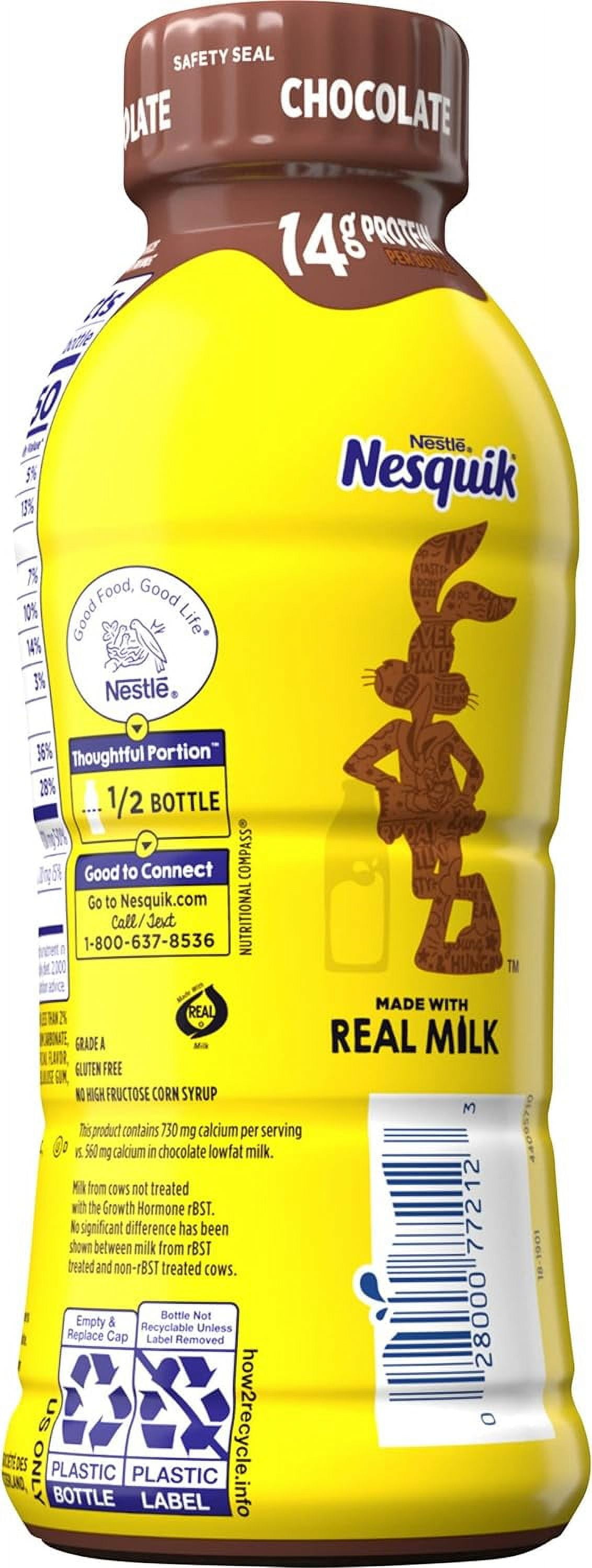 (Price/Case)Nestle 00028000948733U Nesquik Chocolate 1% 12-14 Fluid Ounce