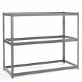 thumbnail image 2 of Global Industrial Wide Span Rack 48Wx48Dx84H, 3 Shelves No Deck 1200 Lb Cap. Per Level, Gray, 2 of 3