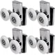 thumbnail image 1 of Rodillos para puerta de ducha, ruedas para puerta de ducha de 23 mm hacia arriba o hacia abajo, rodillo para puerta de ducha corrediza para puerta de vidrio de baño, 1 of 5