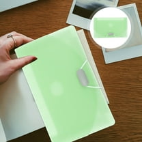 File Folder Organizer Document Cabinet Paper Office Light Green