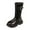 Black, variant on CAICJ98 Kids Knee High Riding Boots for Girls Zipper Winter Boots Tall Girls Boot (Toddler/Little Kid/Big Kid),12