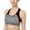 Black, variant on Women’s Strappy Back Medium Impact Sports Bras, White, Small