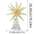 thumbnail image 3 of Christmas Tree Top Decorations, Home Decorations Starfish, Festive Decorations, 3 of 8