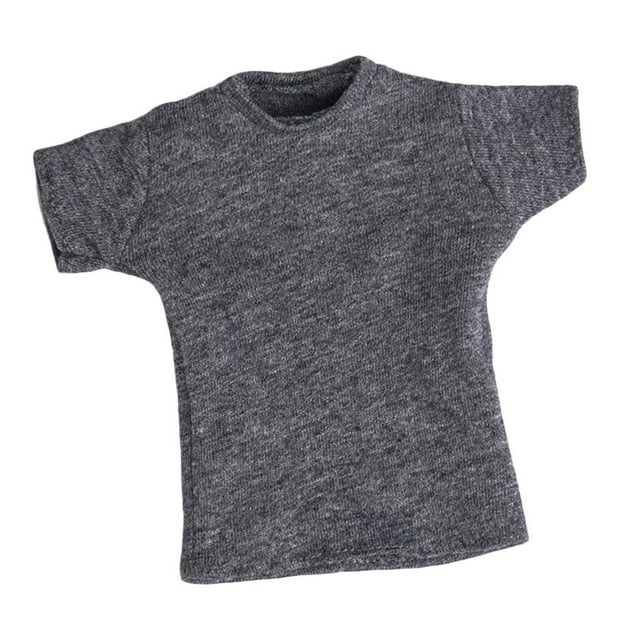 Ropa Masculina Para Hombre Camisetas Casuales Pulgadas Conjunto De Ropa Para Niño De Acción Accesorio P B-gris oscuro Hugo Para figuras de acción de 12 pulgadas
