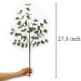 thumbnail image 2 of Plantas artificiales VGIA con tallos de eucalipto, 12 unidades, para decoración del hogar, 2 of 6