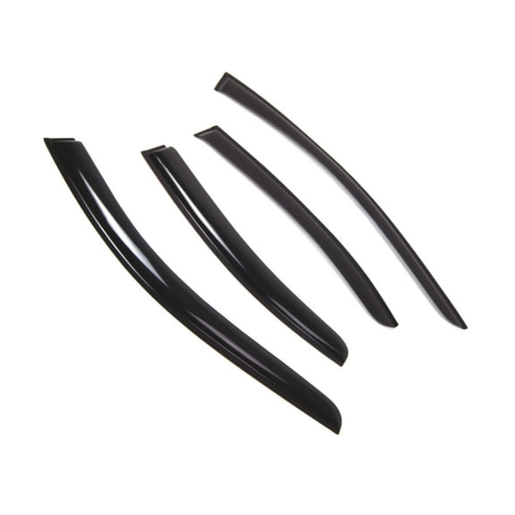 TuningPros Outside Mount Window Visor Deflector Smoke Tinted 4 Pcs Set For 2009-2015 Nissan Maxima Sedan