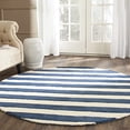 thumbnail image 2 of Safavieh Cambridge Navy Transitional Rug - Round 6', 2 of 5