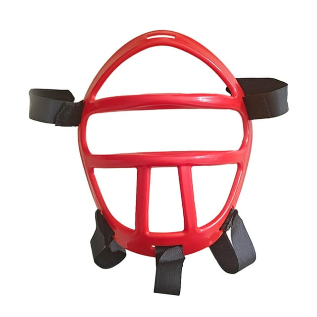 Couvre-visage de Karaté Léger pour Boxe Rouge