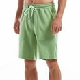 thumbnail image 3 of HERESOM Mens Sweat Shorts Above Knee Workout Gym Shorts Lounge Shorts with Pockets, 3 of 4