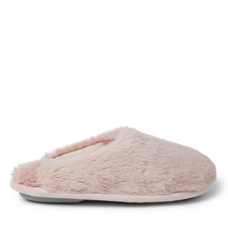 

Dearfoams Kid s Brin Furry Pile Scuff Slipper