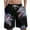 Black, variant on WAENQINLA Swim Trunks for Men Big and Tall Elastic Waist Beach Shorts Quick Dry Drawstring Board Shorts Athletic Palm Tree Print Breathable Beachwear
