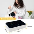 thumbnail image 5 of Constellation Portable PU Leather Travel Jewelry Display Case Organizer Box, 5 of 6