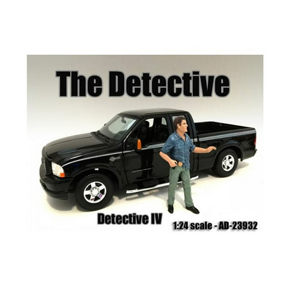 "The Detective #4" Figure For 1:24 Scale Models by American Diorama
