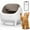 Brown, variant on Homall Automatic Self-Cleaning Cat Litter Box – Large Open-Top Design for Multi-Cat Families, Integrated Safety Protection, Includes Trash Bags, Gray