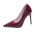 thumbnail image 2 of Bixock Sandals for Women,Women's High Heels Pumps Closed Pointed Toe Heels Classic Office Special Dressy Wedding Pump Shoes, 2 of 5