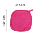 thumbnail image 2 of Microfibre Make-Up Wipes Washable, Reusable Make-Up Pads 15 x 15 cm, Face Cloths Face Wipes, Face Cleansing Wipes for Daily Travel Facial Cleansing, 2 of 5
