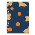 thumbnail image 7 of FORMRS 1-Subject Spiral Notebook 8" x 5" College Ruled 60 Refillable Sheet A5 Hard Cover, 2 Pack, Blue Capybaras, 7 of 7