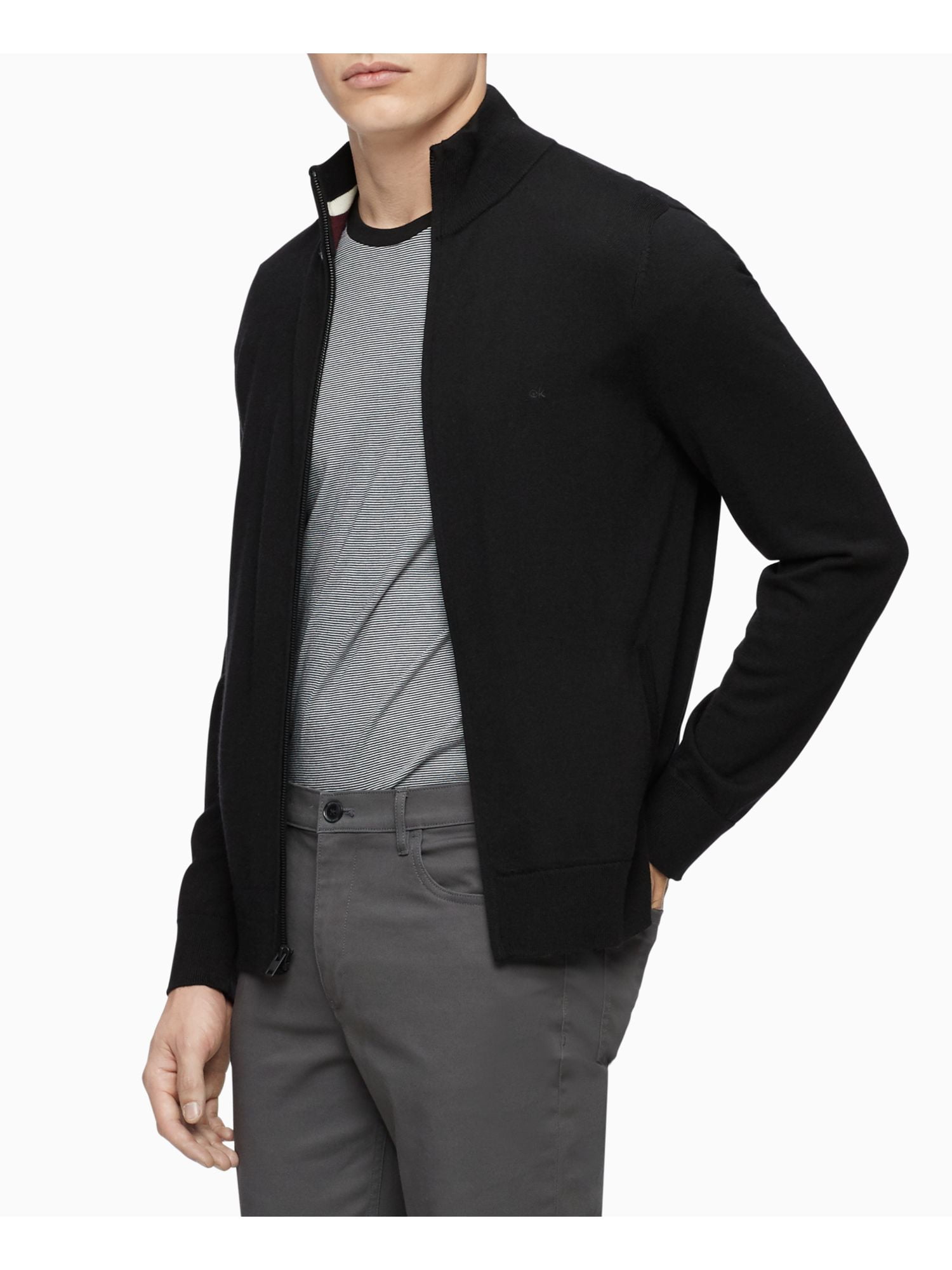 calvin klein long cardigan