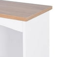 thumbnail image 6 of Microwave Cabinet, Kitchen Storage Cabinet with 2 Doors and 2 Drawer, Buffet Cabinet Sideboard with Adjustable Shelves, Microwave Stand Cabinet for Kitchen, Dining Room, White, 6 of 7