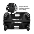 thumbnail image 4 of Kdxio Black Head Woman with Panda Hair Pattern Luggage Cover for Travel,Elastic and Durable,Fits 18-32 Inch,Anti-Scratch Suitcase Protector, 4 of 9
