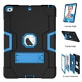thumbnail image 3 of iPad 5th Gen Case,iPad 6th Gen Case, Dteck Heavy Duty Rugged Shockproof Stand Kids Case Protective Cover For Apple iPad 5th Gen 2017/iPad 6th Gen 2018, Black+Blue, 3 of 6