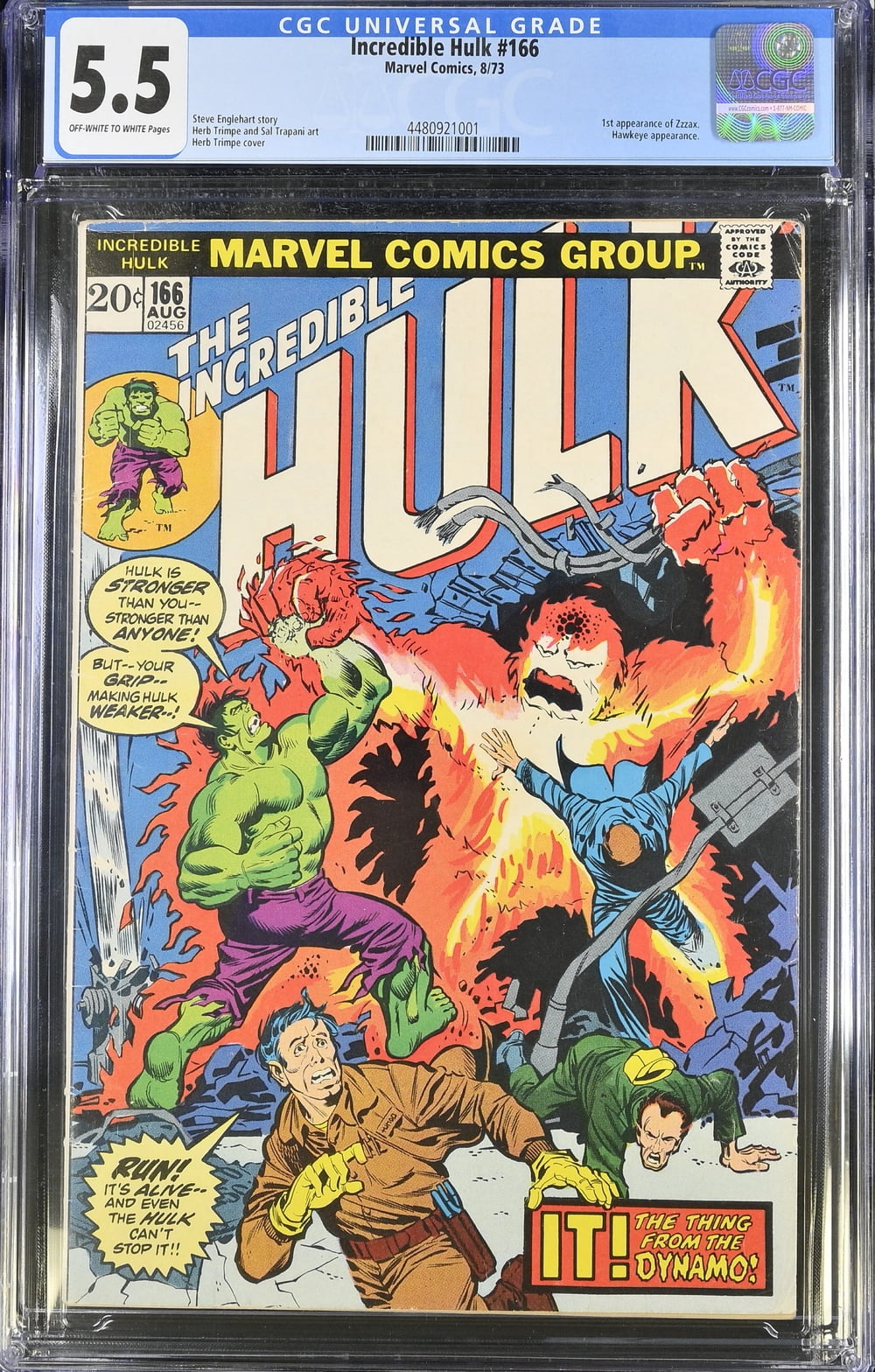 Cover of The Incredible Hulk #166