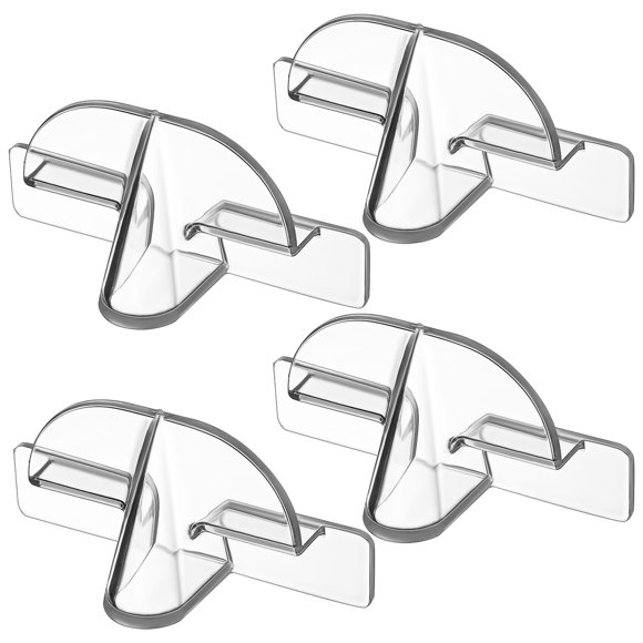 Moluckfu 4Ud Estante De Pared Para Gafas Transparente Con Y Material Resistente
