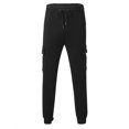 thumbnail image 4 of Vedolay Men's Pants Big and Tall Slacks Loose Straight Trousers Black,XL, 4 of 5