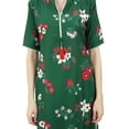 thumbnail image 6 of Bimba Women's Floral Printed Green Kurta Classic Chic Designer Tunic Casual-22, 6 of 9