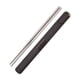 thumbnail image 1 of Palillos de titanio shamjiam Utensilios Chop Sticks Mango cuadrado Negro Vajilla al aire libre, 1 of 8