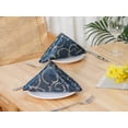 thumbnail image 7 of REGALWOVEN 6 Pack Cocktail Napkins Satin Cloth Napkins for Dinner, Parties, Restaurant Blue 19"x19", 7 of 7