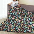 thumbnail image 6 of Sikiie Alphabet Ultra-Soft Micro flannel Blanket Luxury All Seasons Warm Blanket for Bedding Sofa and Travel (4 sizes)-40"x30", 6 of 7