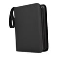 thumbnail image 3 of Soporte resistente para exhibición de álbumes fundas protectoras con cremallera 400 Tarjetas carpeta de bolsillo para Tarjetas 400 Negro Hugo, 3 of 10