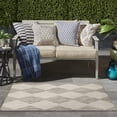 thumbnail image 4 of Nourison Positano 2' x 3' Light Grey Modern Rug, 4 of 11