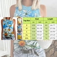 thumbnail image 4 of Playeras,Blusas y Tops,Ropa para Mujer Mujeres Workout Tank Tops Camiseta sin mangas informal de verano para mujer, camiseta sin mangas con cuello redondo y estampado de flores de girasol (Yellow, M), 4 of 4