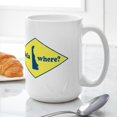 thumbnail image 6 of CafePress - Vintage Delawhere? Large Mug - 15 oz Ceramic Large White Novelty Mug, 6 of 6