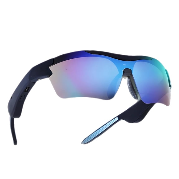 GJX Bluetooth Glasses,Open-Ear Design Smart Glasses,250°Wraparound AI Glasses,Sun Glasses Built-In Speaker,Supports Bilingual Switching,Audio Playback,Real-Time Calls