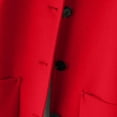 thumbnail image 4 of Blekii Girls Notch Lapel Trench Coat, Girls Notch Lapel Trench Coat, Single Breasted Long Jacket with Pockets, Warm Overcoat for Fall Winter Single Breasted Long Jacket Fall Wear, Winter Wear,, 4 of 6