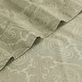 thumbnail image 2 of Decorative Italian Paisley Cotton-Rich Sheet Set by Blue Nile Mills, 2 of 7