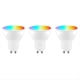 thumbnail image 1 of Bombilla LED Inteligente Tuya GU10 Regulable 5 W CA 200-240 V WIFI + Bluetooth Control de Aplicación Smart Life Funciona con Home 3 Piezas, 1 of 7