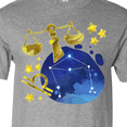 thumbnail image 4 of Inktastic Libra Constellation Zodiac Sign Illustration T-Shirt, 4 of 5