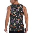 thumbnail image 3 of Gaeub Mushrooms Men's Athletic Tank Top, Workout Sleeveless Shirts, Running Tank Tops for Gym, Running, Training - Large, 3 of 9