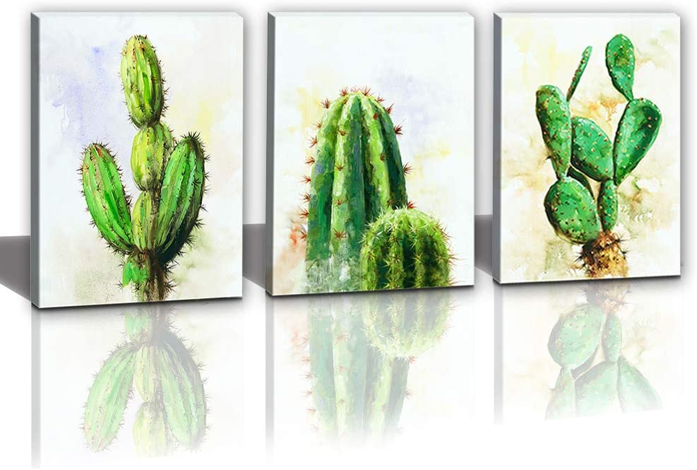 Canvas Wall Art Cactus Picture Canvas Prints Desert Plant Painting