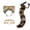 Beaver, variant on Plush Cat Ears and Tail Costume,Wolf Fox Ears Long Tail and Leather Neck Chocker Set for Halloween,Fox Wolf Ears Headband Animal Cosplay Party Costume