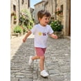 thumbnail image 3 of BemeyourBBs Toddler Baby Boy Girl Summer Clothes Baby Castle Outfit Shorts Set Vacation Beach Short Sleeve Castle Embroidery T Shirt Tops with Plaid Shorts Set Pockets, 3 of 9