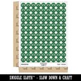 thumbnail image 2 of Travel Suitcase with Destination Stickers Round Sticker Set - Dark Green - Gloss Finish - 0.50" Size, 2 of 3