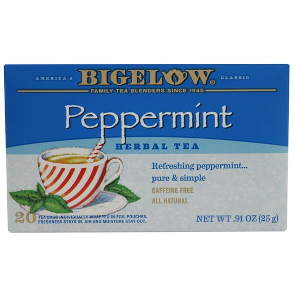 Bigelow Tea Herbal Tea Peppermint -- 20 Tea Bags