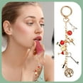thumbnail image 6 of 326 Pcs Charms Lip Gloss Keychain Making Kit, DIY Craft Supplies with Charms, Key Chain Hook, Jump Rings, Lobster Clasps, Extender Chains and Jewelry Plier, 6 of 11