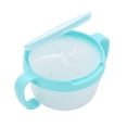 thumbnail image 4 of Snack Cup,BPA Free Dual handle Spill proof Food Bowl,Snack Container,Reuseable Small Storage Container jars,Leak Resistant Airtight Lids[Blue], 4 of 9